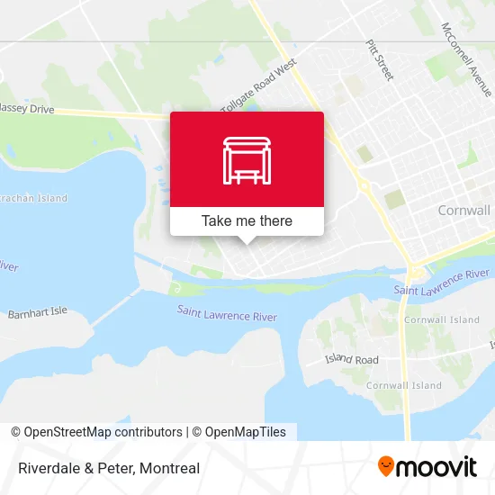 Riverdale & Peter map