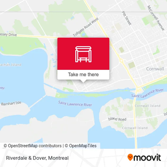 Riverdale & Dover map