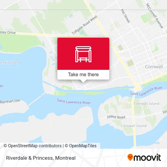 Riverdale & Princess map