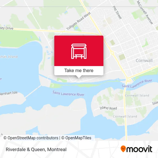 Riverdale & Queen map