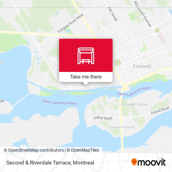 Second & Riverdale Terrace map