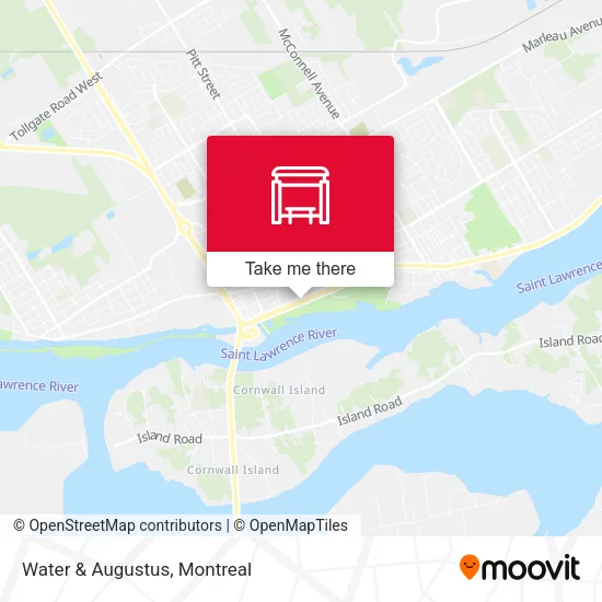 Water & Augustus map