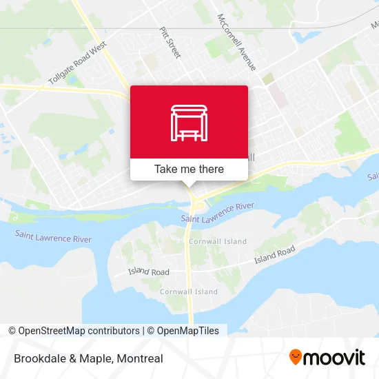 Brookdale & Maple map