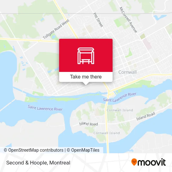 Second & Hoople map