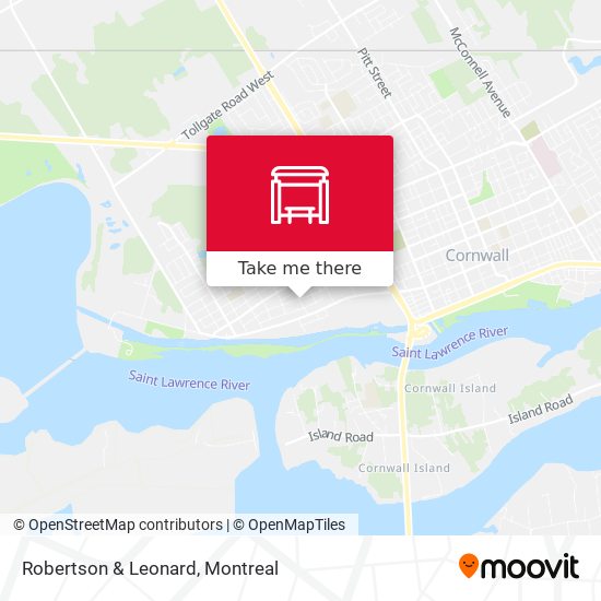 Robertson & Leonard map