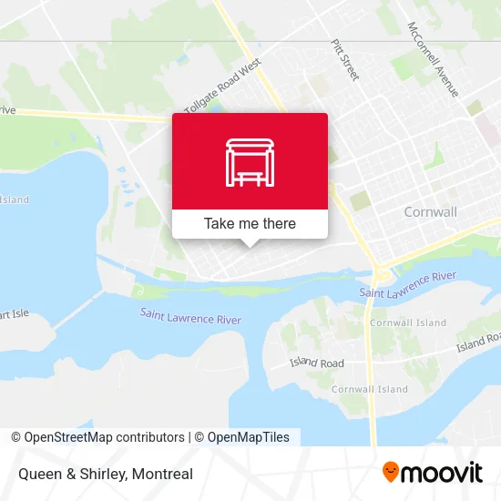Queen & Shirley map