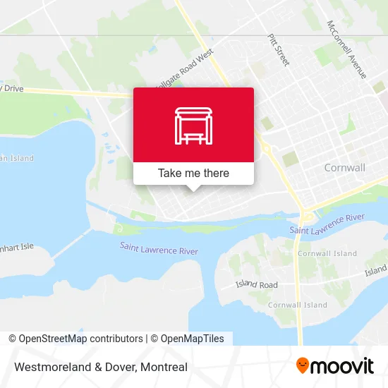 Westmoreland & Dover map