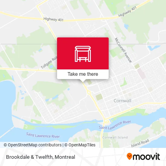 Brookdale & Twelfth map