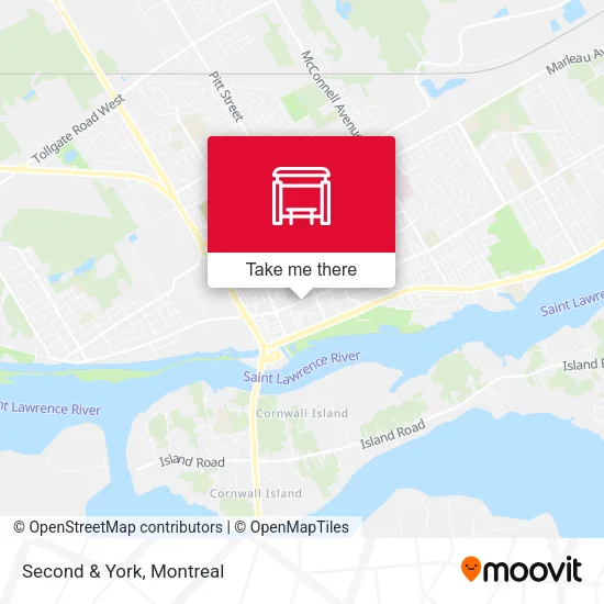 Second & York map