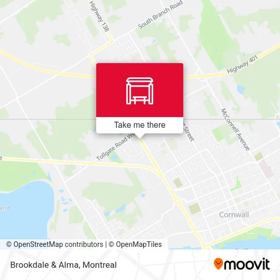 Brookdale & Alma map