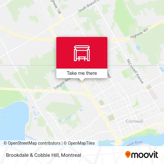 Brookdale & Cobble Hill map