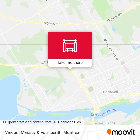 Vincent Massey & Fourteenth map