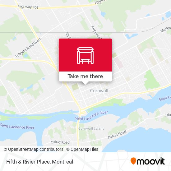 Fifth & Rivier Place map