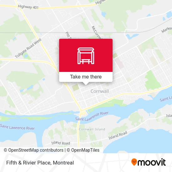 Fifth & Rivier Place map