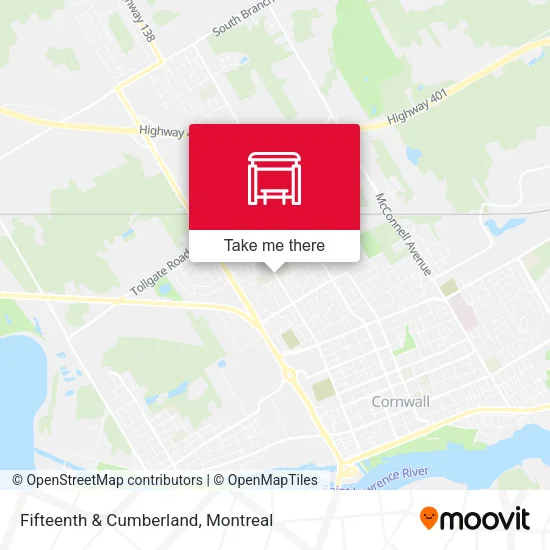 Fifteenth & Cumberland map