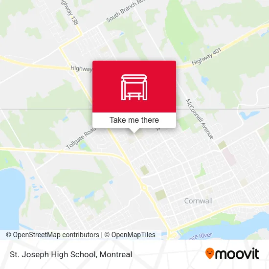 St. Joseph High School map