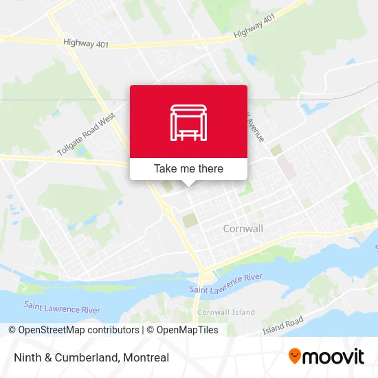 Ninth & Cumberland map