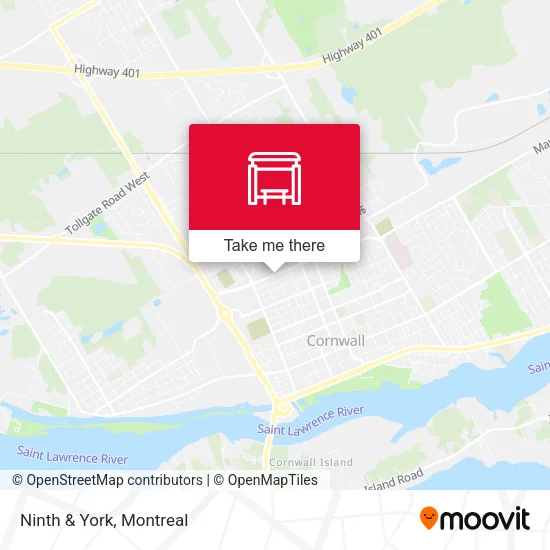 Ninth & York map