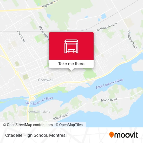 Citadelle High School map