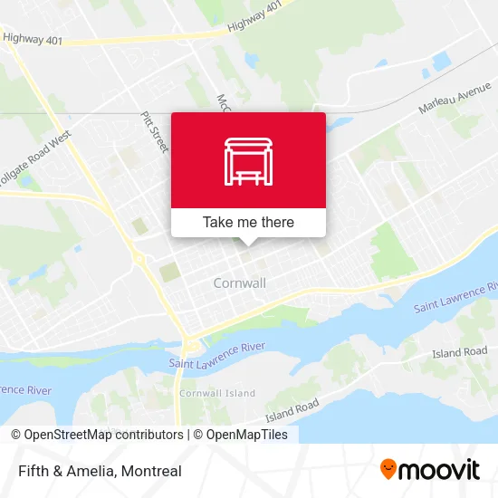 Fifth & Amelia map