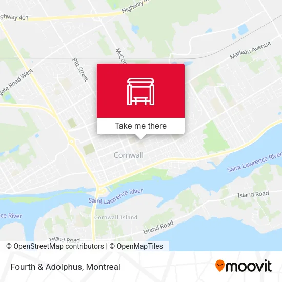 Fourth & Adolphus map