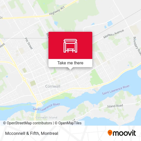 Mcconnell & Fifth map