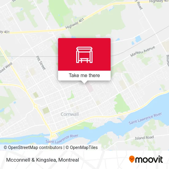 Mcconnell & Kingslea map