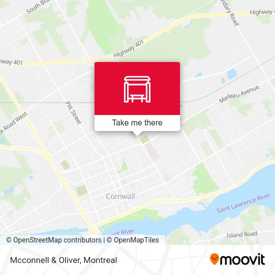 Mcconnell & Oliver map