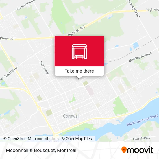 Mcconnell & Bousquet map
