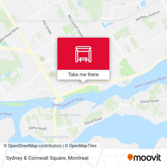 Sydney & Cornwall Square map