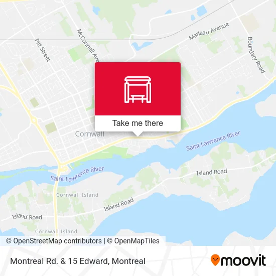 Montreal Rd. & 15 Edward map