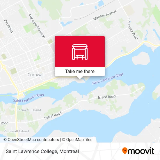 Saint Lawrence College map