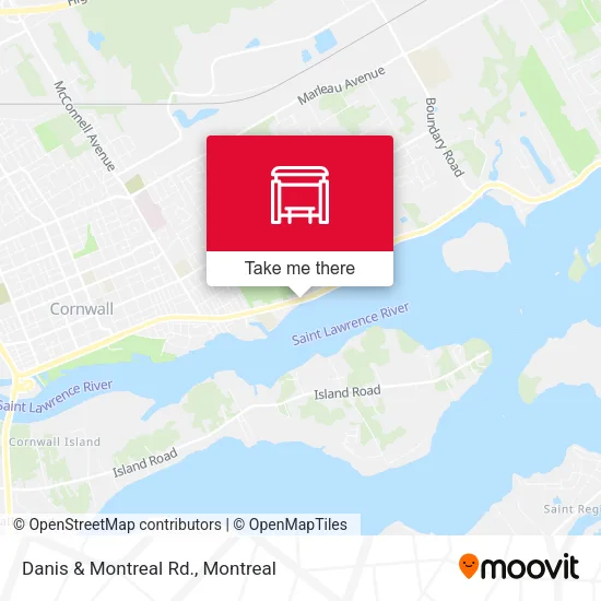 Danis & Montreal Rd. map