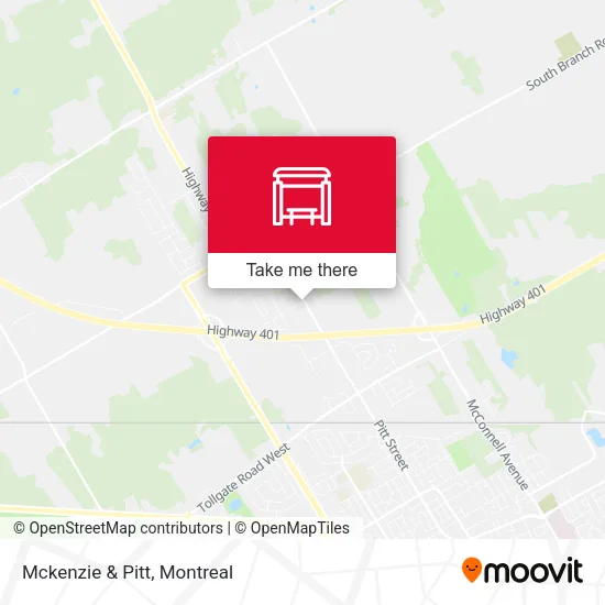 Mckenzie & Pitt map