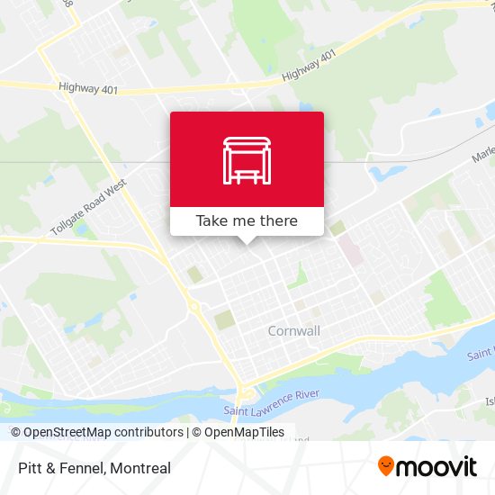 Pitt & Fennel map