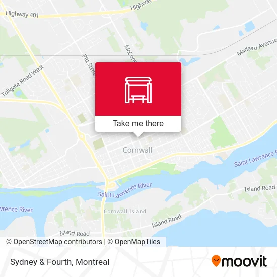 Sydney & Fourth map