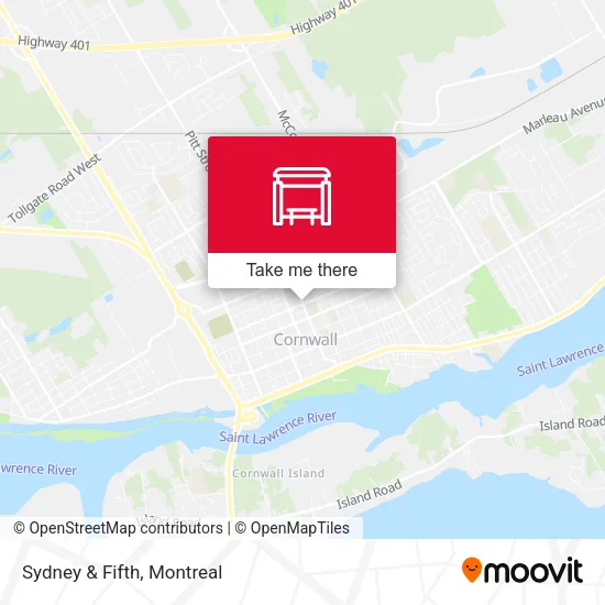Sydney & Fifth map