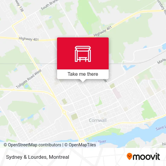 Sydney & Lourdes map