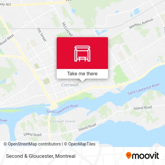 Second & Gloucester map