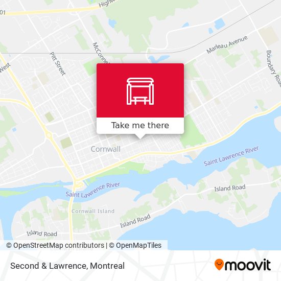 Second & Lawrence map