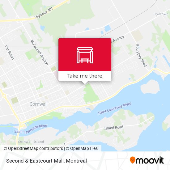 Second & Eastcourt Mall map