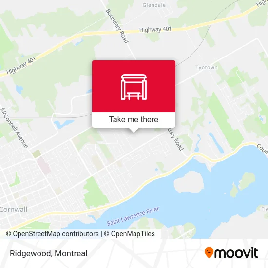 Ridgewood map