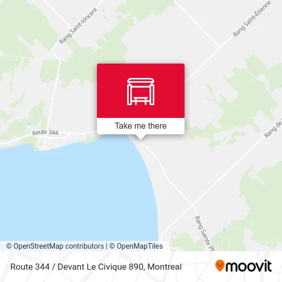 Route 344 / Devant Le Civique 890 map
