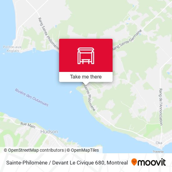 Sainte-Philomène / Devant Le Civique 680 map