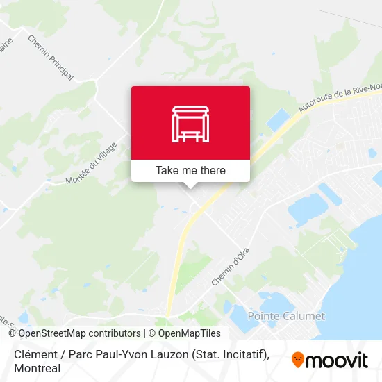 Clément / Parc Paul-Yvon Lauzon (Stat. Incitatif) map