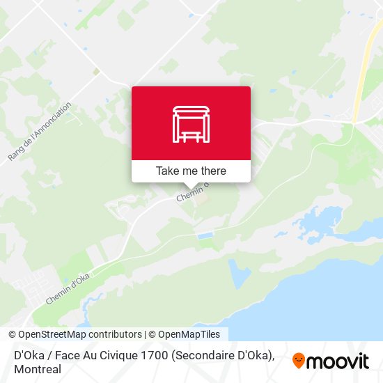D'Oka / Face Au Civique 1700 (Secondaire D'Oka) map
