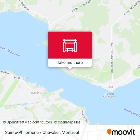 Sainte-Philomène / Chevalier map