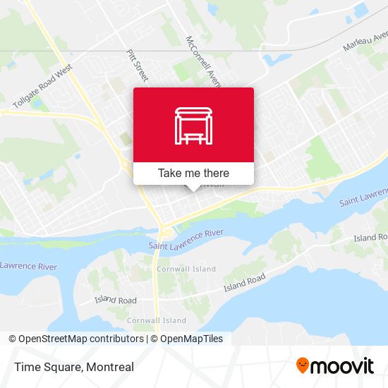Time Square map
