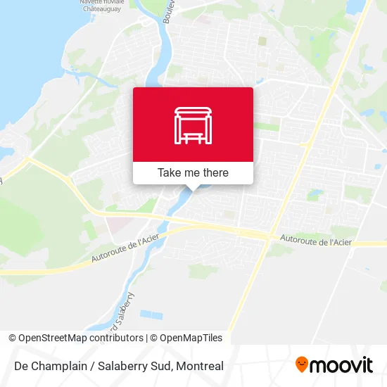 De Champlain / Salaberry Sud map