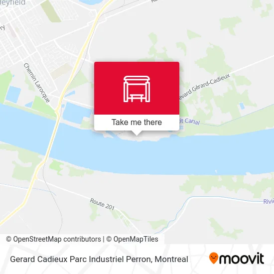 Gerard Cadieux Parc Industriel Perron map